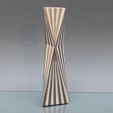 Vase 27 cm Silberdekor